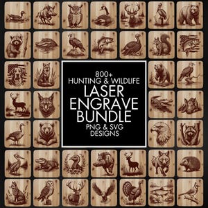 800+ jacht- en wilde dieren Lasergravure png SVG-bestanden, volledige shopverkoop, lasergravurebestanden, lasergereed, lasergesneden, png PNGEgg