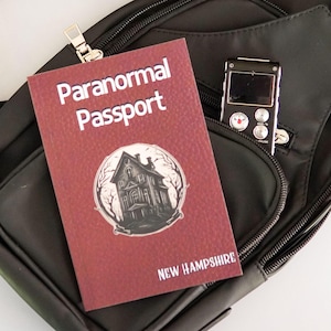 New Hampshire Ghost Hunting Passport & Stickers | Haunted Locations Guide | Paranormal Investigation Sites | Ghost Hunter