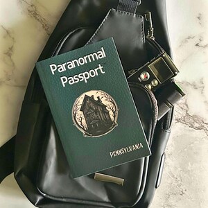 Pennsylvania Ghost Hunting Passport & Stickers | Haunted Locations Guide | Paranormal Investigation Sites | Ghost Hunter Gift