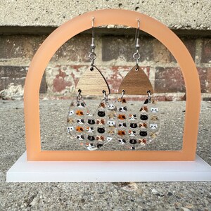 Mini Cat Face Earrings