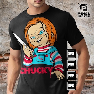 Chucky Svg , Chucky Horror movie svg, Halloween Svg, Movie Character Killer Svg , Cricut svg Files , Childs play design, Digital File