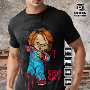 Chucky Svg , Chucky Horror movie svg, Halloween Svg, Movie Character Killer Svg , Cricut svg Files , Childs play design, Digital File