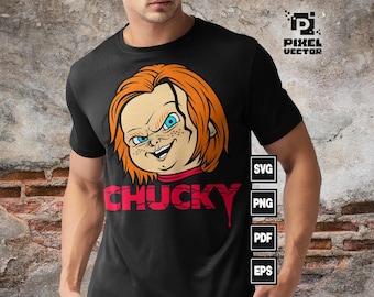 Chucky Svg , Chucky Horror movie svg, Halloween Svg, Movie Character Killer Svg , Cricut svg Files , Childs play design, Digital File