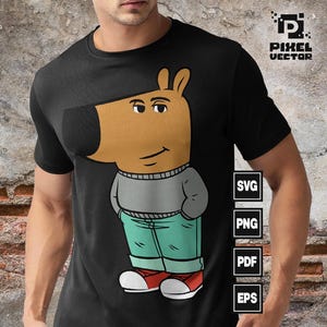 Just A Chill Guy, Chill Guy svg, Chill Guy t-shirt, Chill Guy virale, Chill Guy Trendy, Adesivo per social media, Chill meme