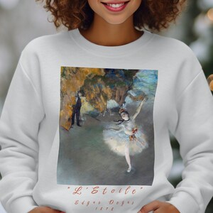 Edgar Degas Ballerina Sweatshirt - Art Inspired International Women&#39;s Day