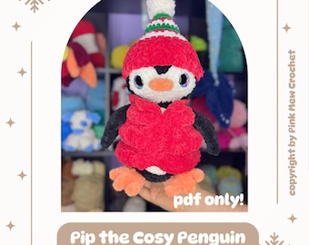 Pip the Cosy Penguin Crochet Pattern