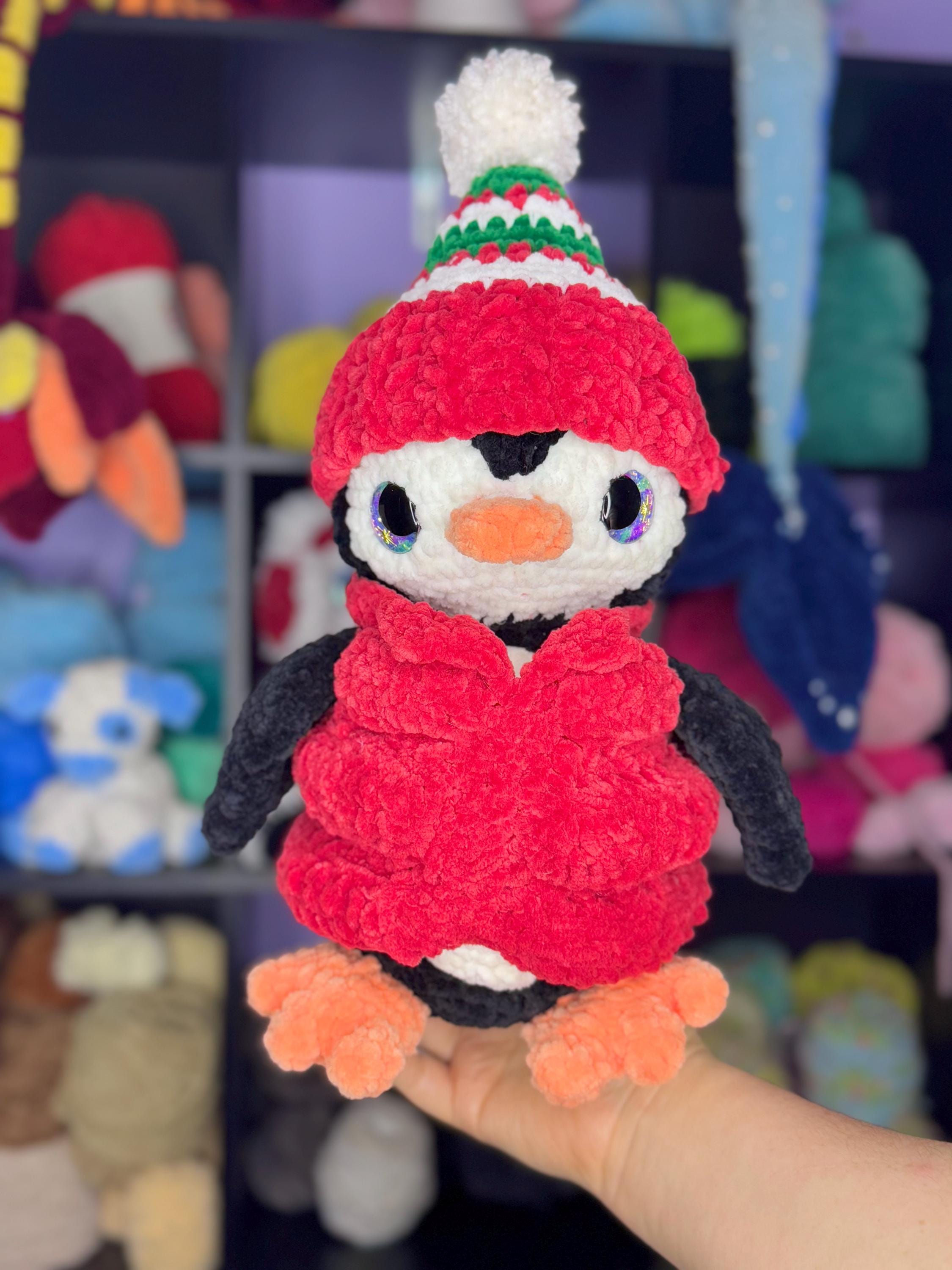 Penguin Plushie, 100% Handmade, Crochet Penguin, Amigurumi Penguin, Kawaii Penguin, Jumbo Penguin, Penguin, Cozy Penguin, Penguin Plush