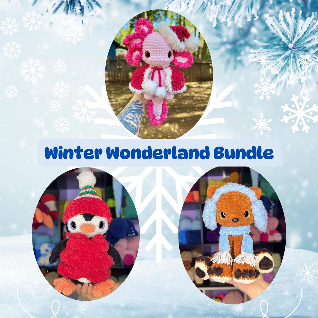 Winter Wonderland Bundle Crochet Patterns - Etsy