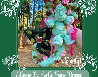 Etheria the Earth Fairy Dragon Crochet Pattern
