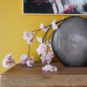artificial large flower branch 126 cm cherry blossom, apple blossom, plum blossom decorative plant stem, artificial plant,