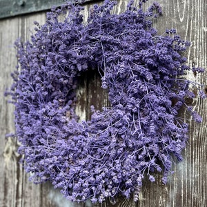 Lavendel Kranz in lila, für Tür und Wand ca. 25 oder 45 cm Durchmesser Bild 4