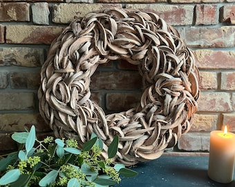 Door wreath wall wreath for your indoor 40 or 55 cm diameter, practical hanging