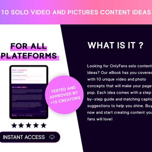 Solo PPV Onlyfans Content Ideas | 10 Adult Industry Solo Ideas