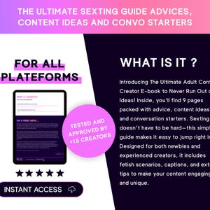 Sexting Guide | Adult Industry Sexting | Onlyfans Sexting | Twitch