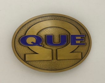 Omega Psi Phi - Gürtelschnalle - Que
