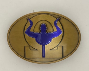 Omega Psi Phi - Gürtelschnalle - Lila Omega Mann