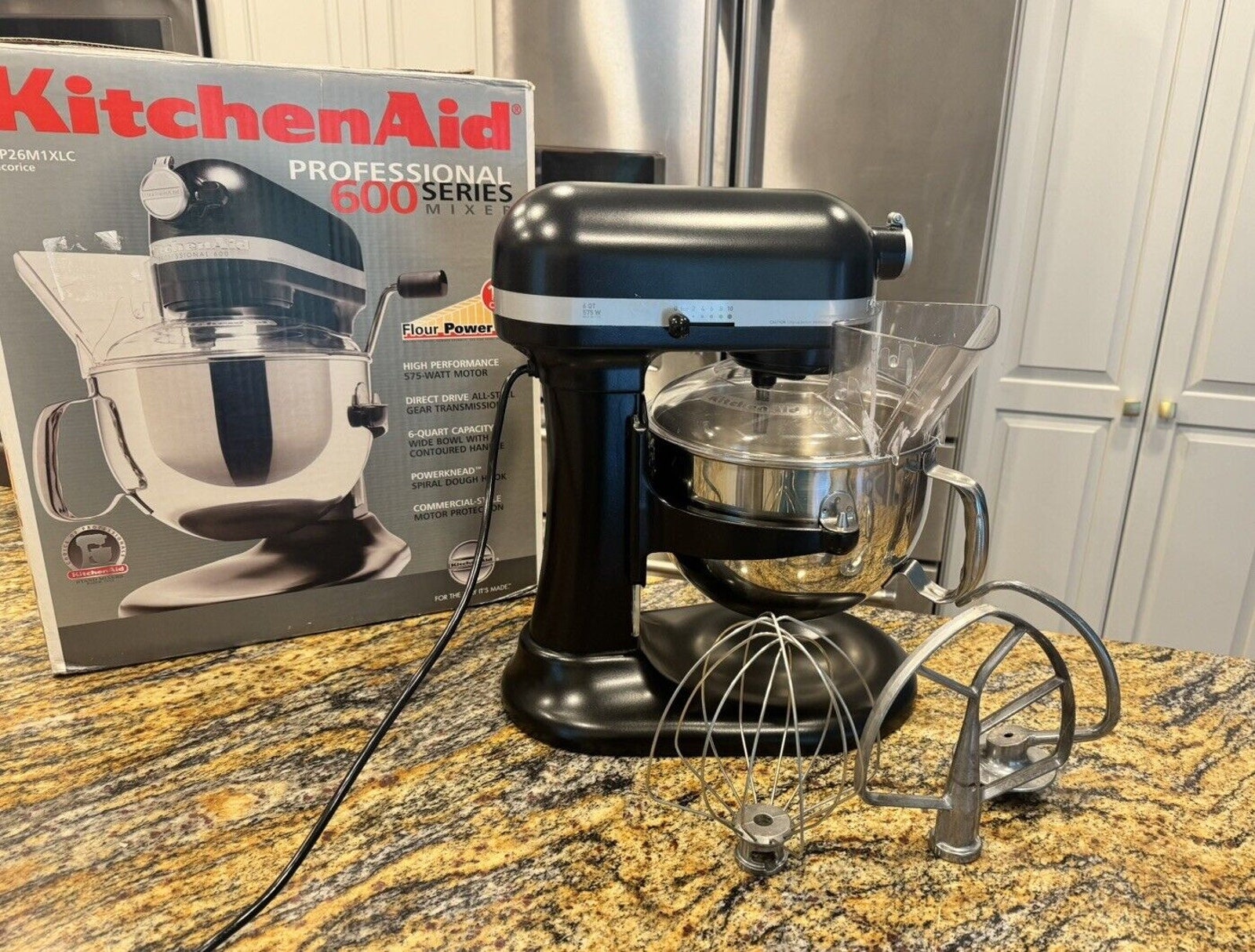 通販サイト一覧 KitchenAid 6-Quart Professional 600 Series Licorice Stand キッチン家電