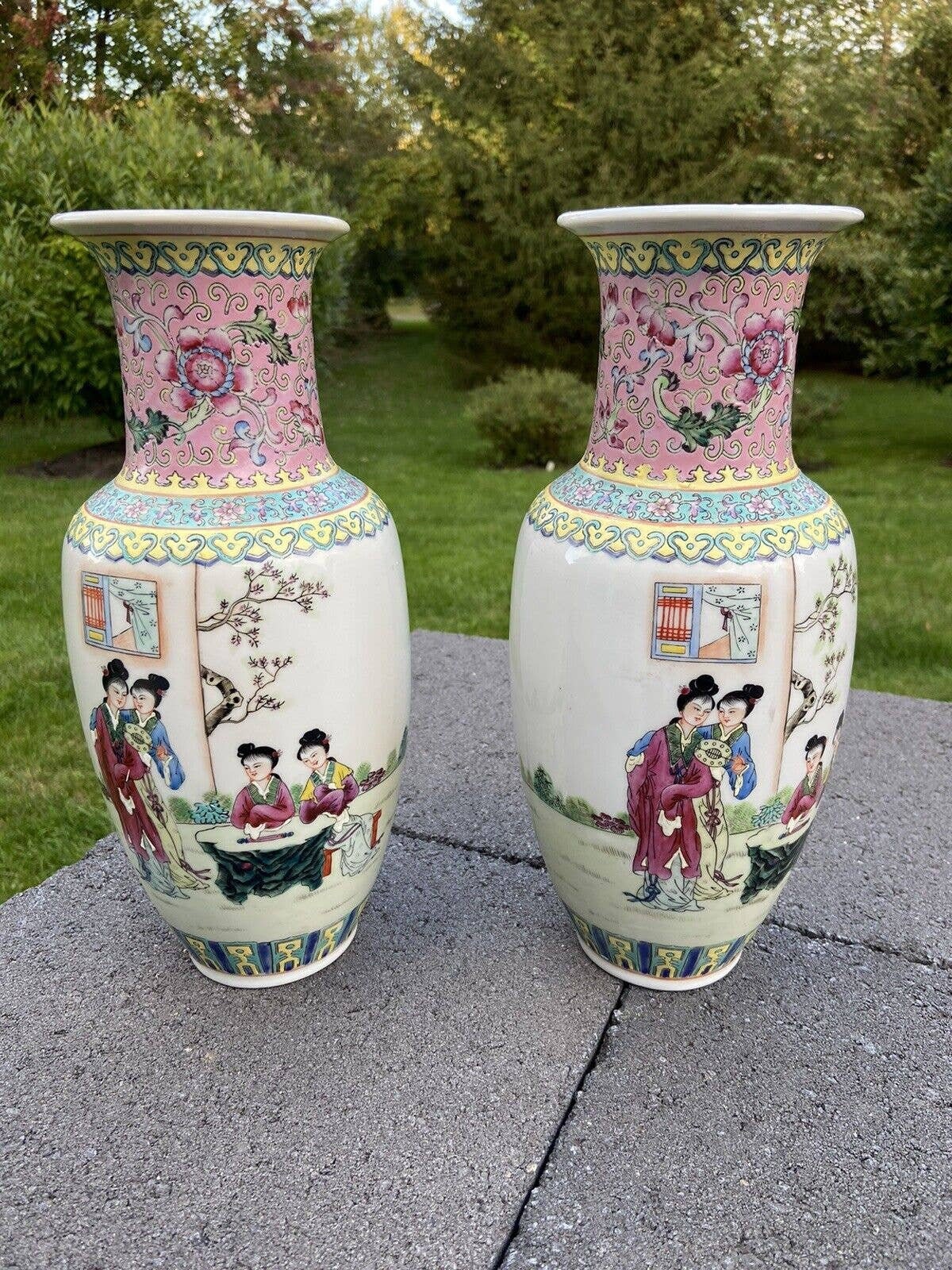 12 Inch Chinese Vase - Etsy Canada