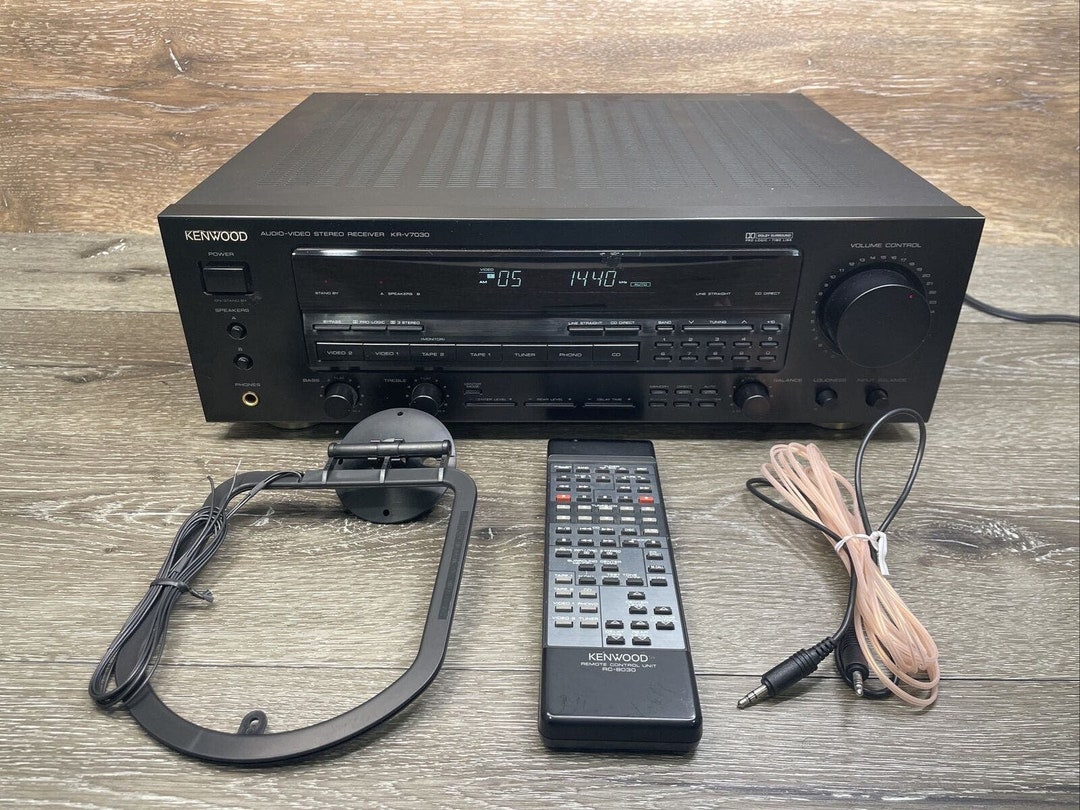 Kenwood KRV7030 Av Stereo Receiver AM/FM Digital Tuner With Remote Etsy