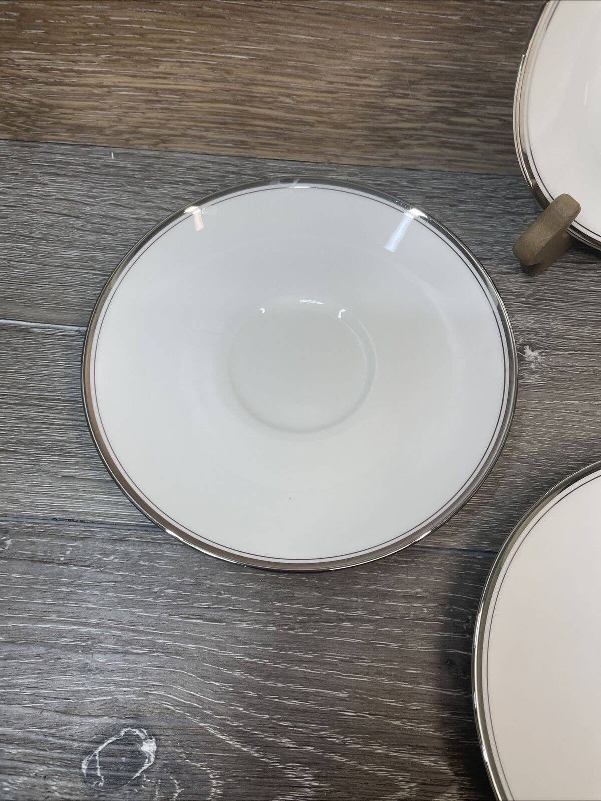 Mikasa Bone China AK018 Gothic Platinum Saucer 6.25 Set of 4 Etsy UK
