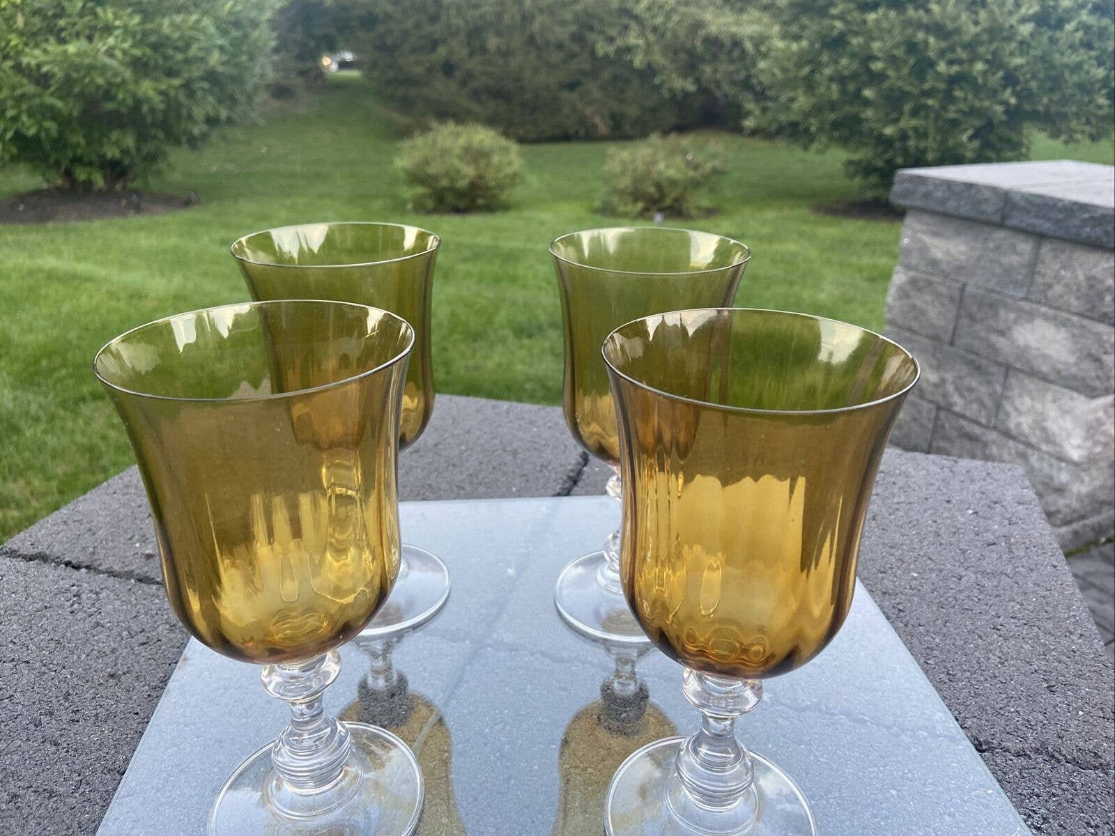 Mikasa Italian Countryside Crystal Iced Beverage Glasses, Set of 4