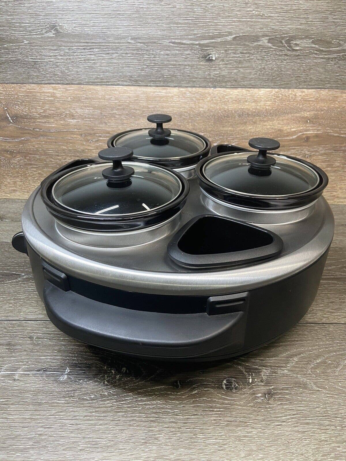 CrockPot Trio Slow Cooker and Warmer Stainless Steel