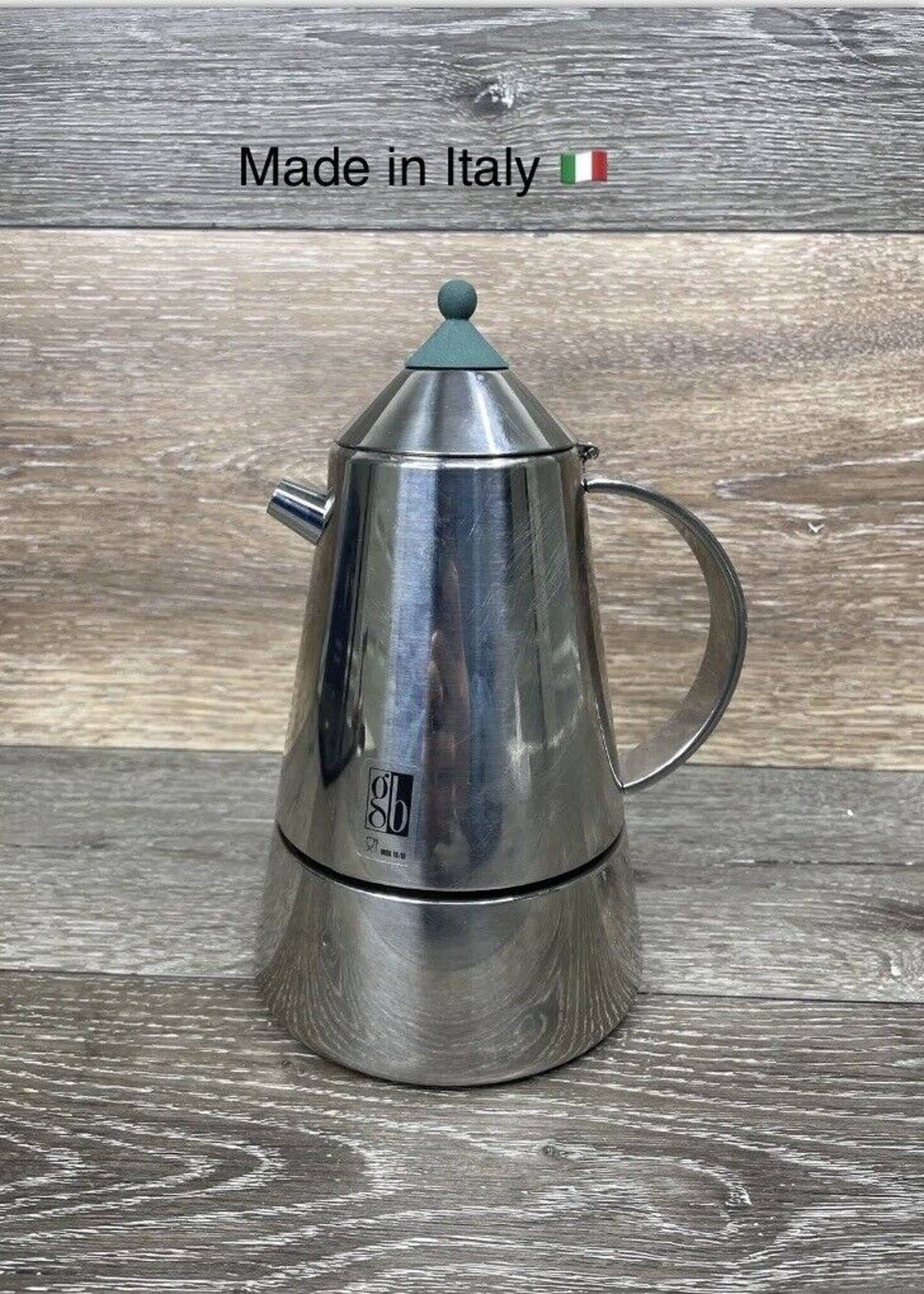 Vintage Stovetop Moka Pot carmencita, in Stainless Steel, Manufactured by  lavazza, Made in Italy, Collectible Espresso Maker 6 Cups 