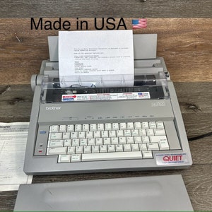 ブラザー電動タイプライター GX-6500 Brother GX-6500 Electronic Typewriter | eBay