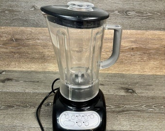 Frullatore KitchenAid nero a 7 velocità, modello n. KSB560OB0, testato