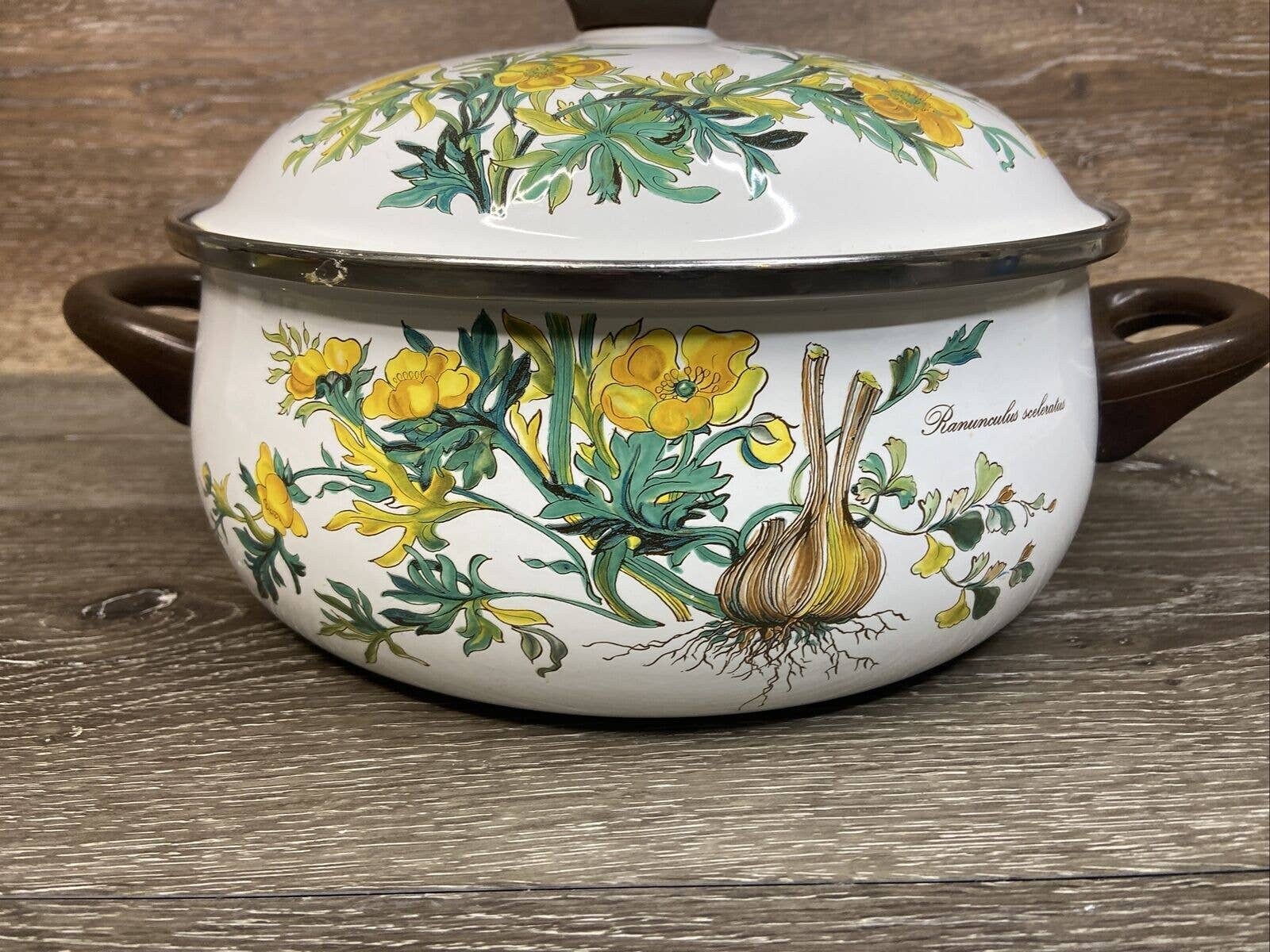 Villeroy & Boch Botanica Enameled Metal Cooking Pot With Lid Etsy