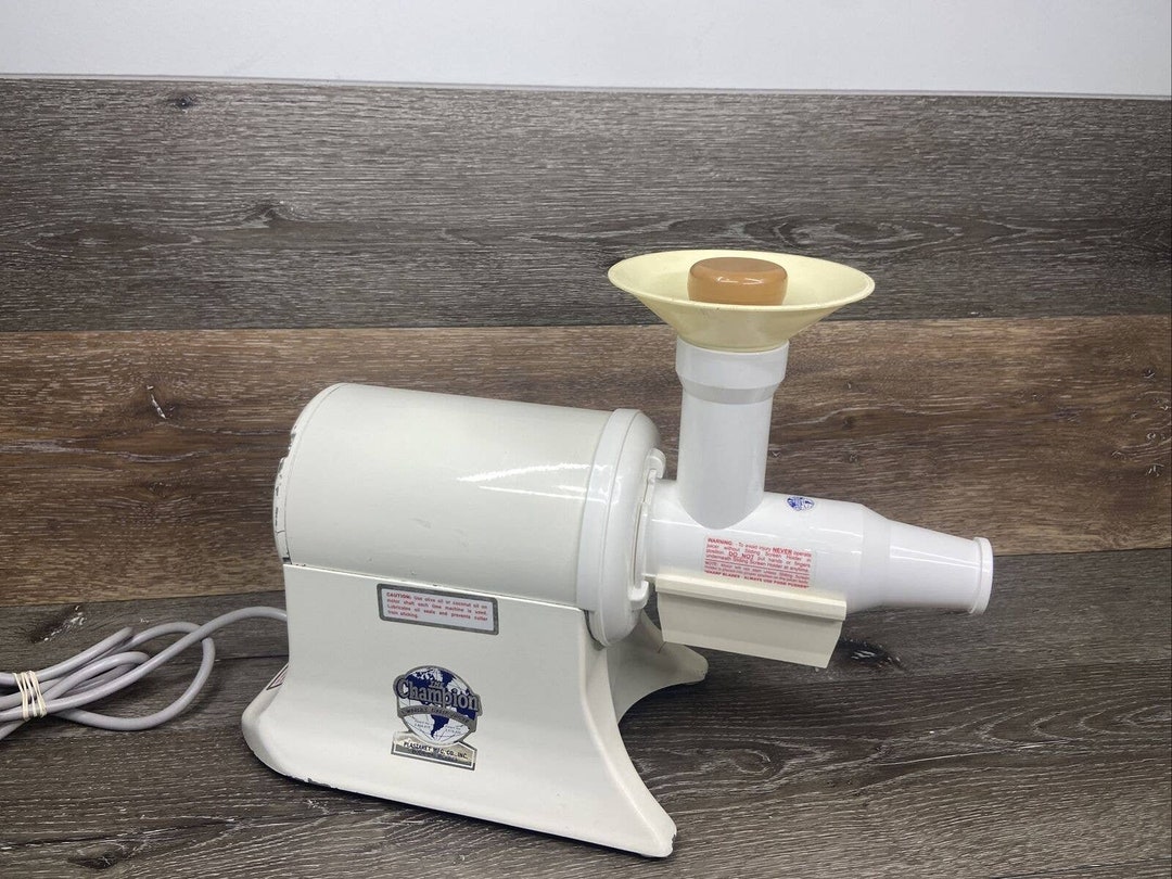 The Champion Juicer GE Model G5NG853S Heavy Duty Motor With Etsy