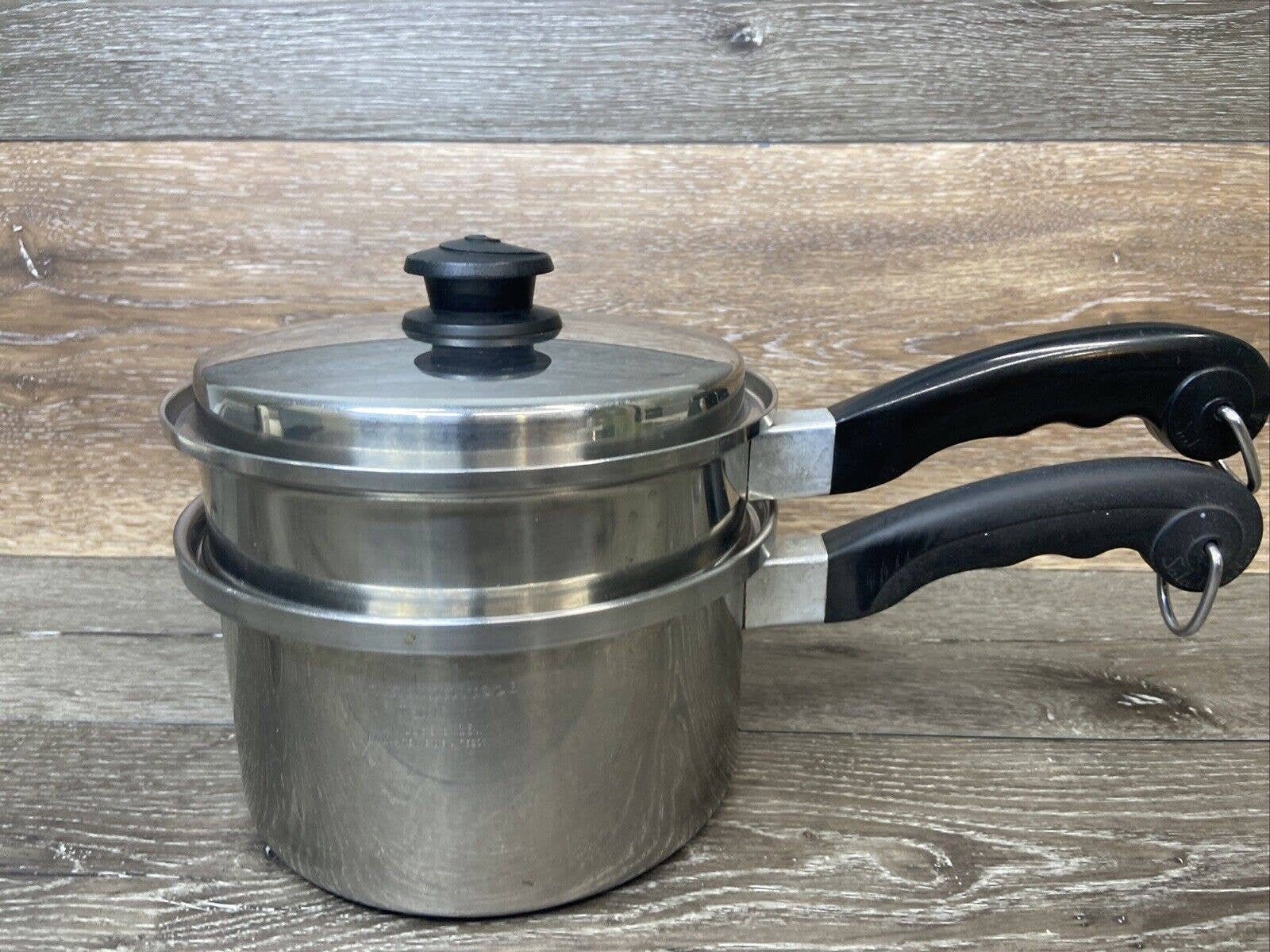 Saladmaster > Our Products > 1 Quart Stainless Steel Saucepans with Lids