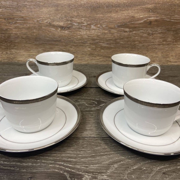 Charter Club *GRAND BUFFET* PLATINUM Tea Coffee Cup & Saucer