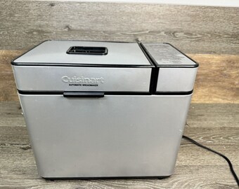 Cuisinart Stainless Steel 2 LB Automatic Programmable Bread Maker CBK-100 tested