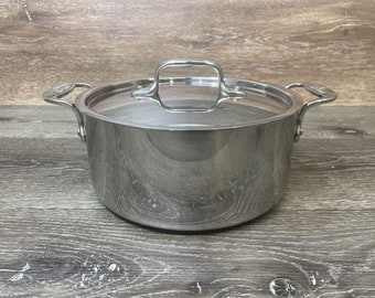 All Clad 3-Quart 3-Ply Stainless Steel Saucepan with Lid