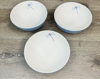 Ciotole per cereali Portmeirion Lakeside Coupe da 6 pollici ~ Set di 3