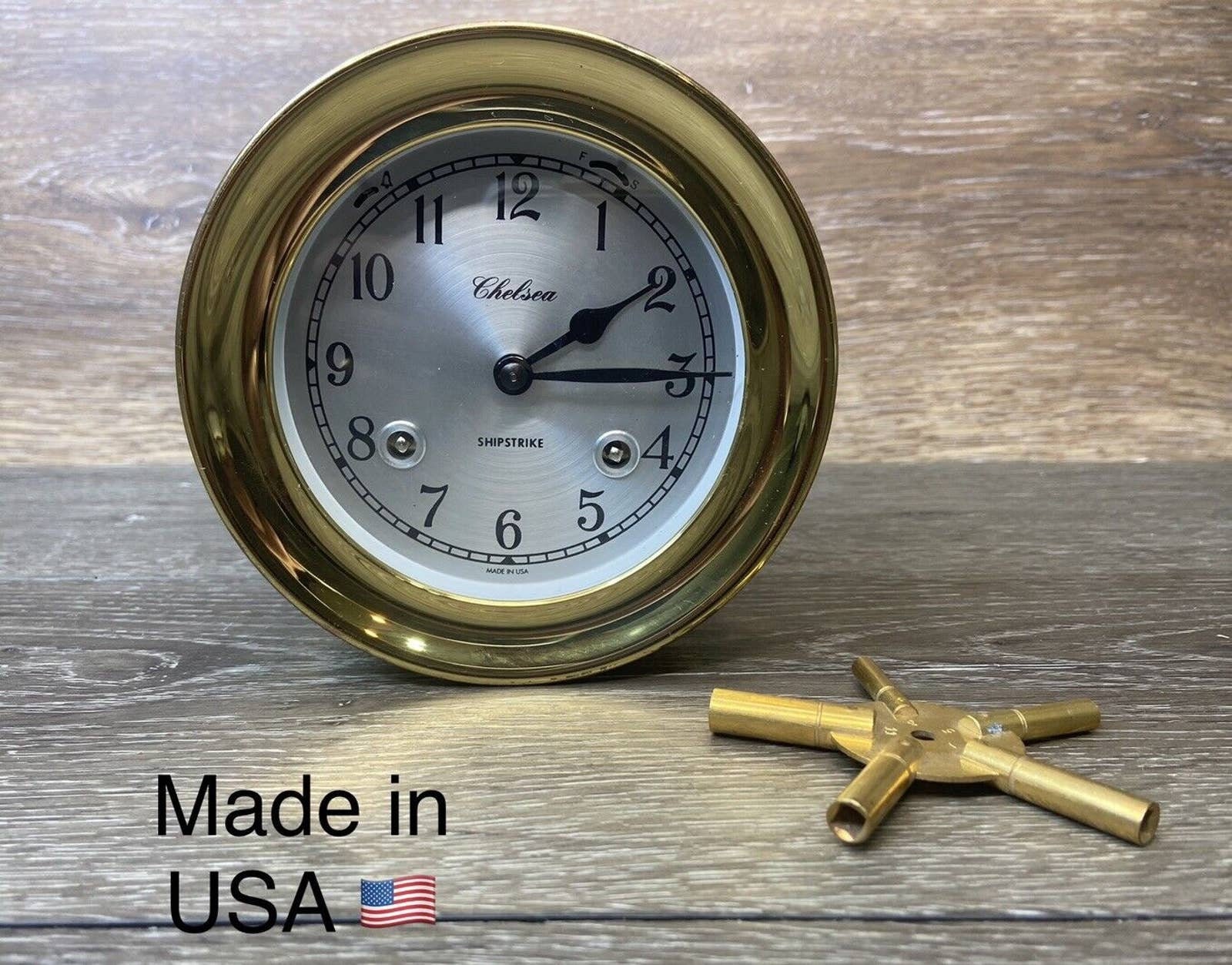 置時計 CHELSEA SHIP'S BELL Chelsea Ships Bell Clock - Etsy