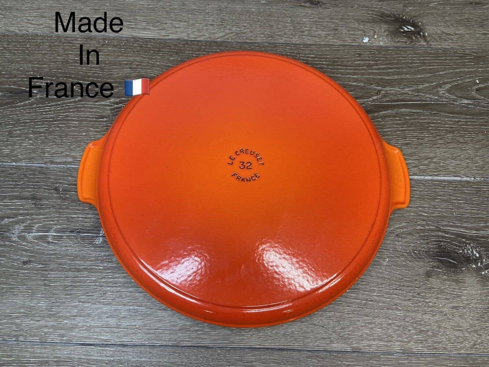 Le Creuset Oval Skillet Grill 32 Orange