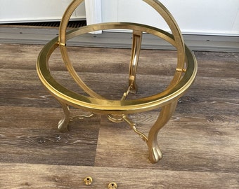 Solid Brass Floor Stand For 13 Inch Globe With Compass 19” Tall