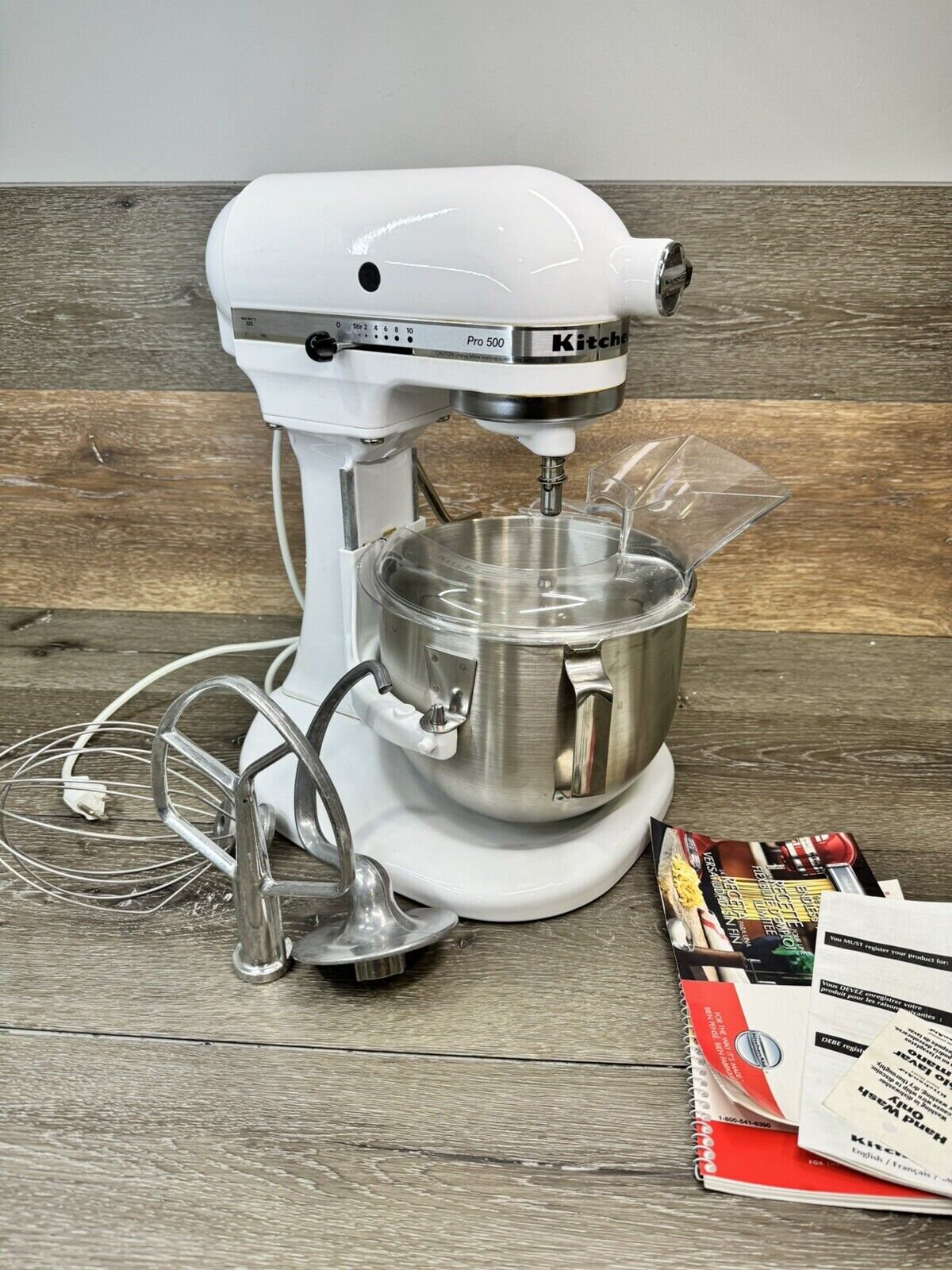 Kitchenaid Professional 5 Qt KSM50PPWH 10-speed Mixer With