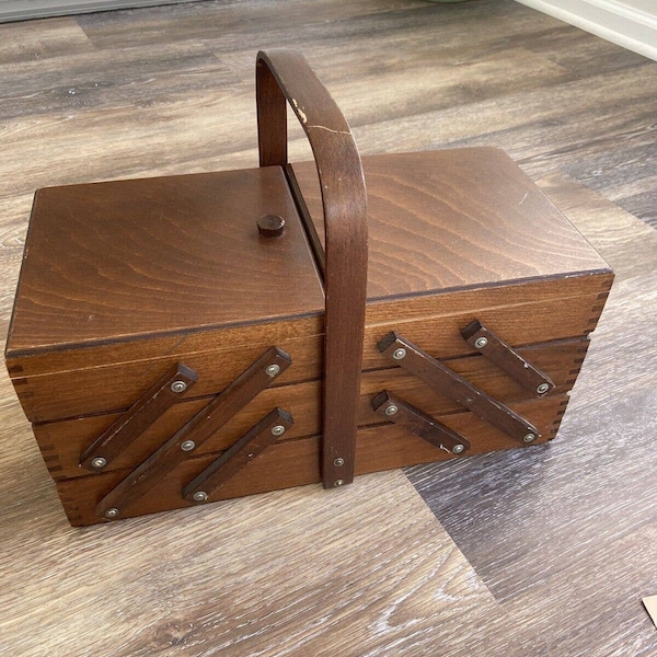Accordion Sewing Box Etsy