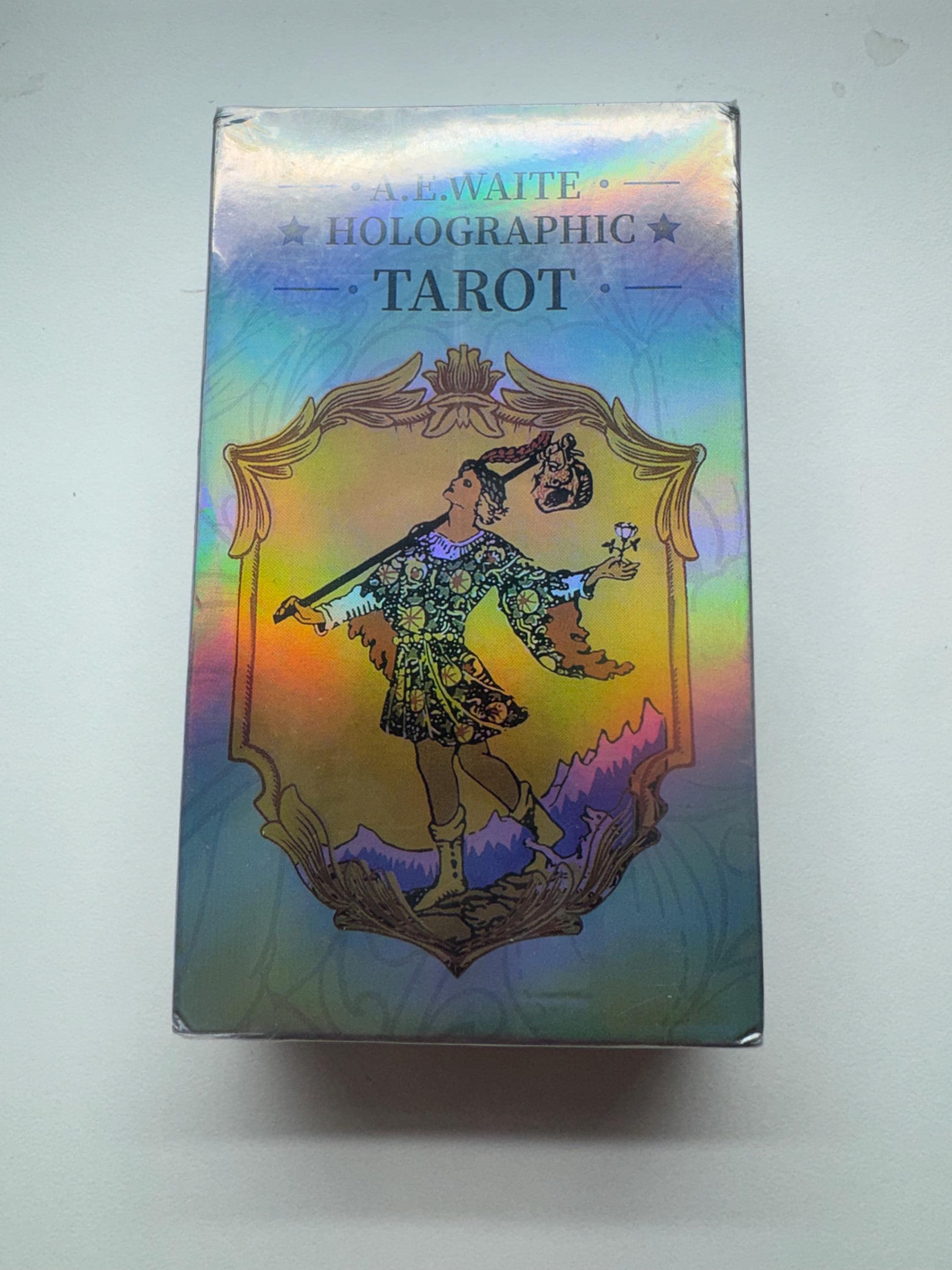 holographic tarot cards rider waite Holographic A. E. Waite Tarot Deck (King)  GypsyGemsJewelryBox