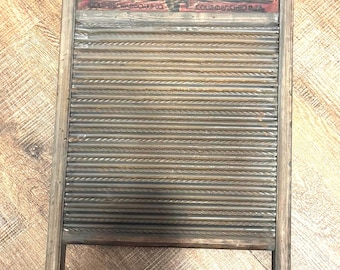 Antique MAID-RITE Washboard by Columbus Washboard Co, No. 2062
