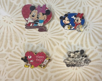 Pines de colección de Disney Pines de esmalte de Mickey Minnie