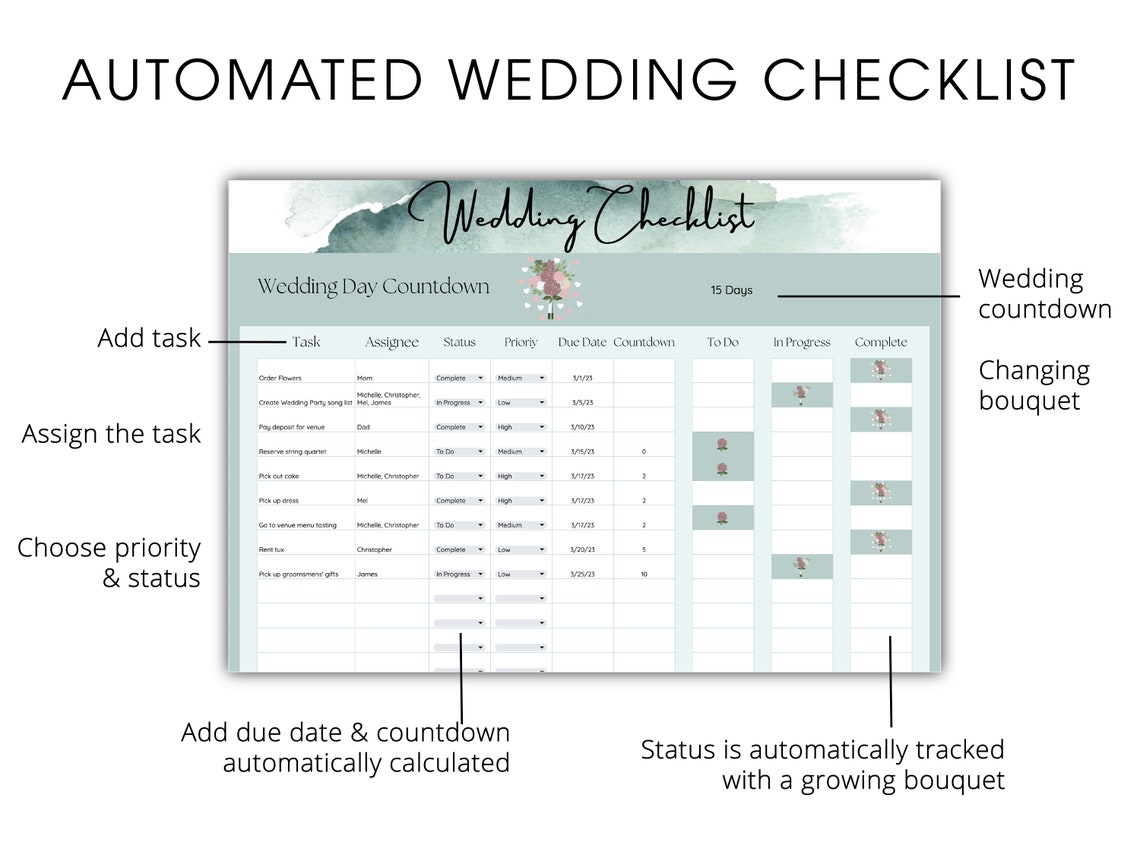 Wedding Planner Google Sheets Wedding Checklist Wedding Seating Chart Wedding Planner Google Sheets Wedding Checklist Wedding Seating Chart