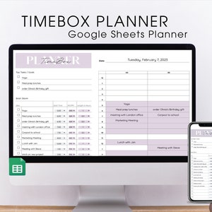 Time boxing daily planner digital planner for agile daily schedule time blocking day design planner daily routine time blocking planner