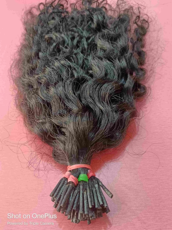 Curly hair clearance extensions pre bonded