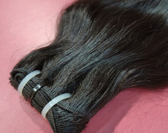 Raw Indian Body wavy Weft Human Hair Bundles