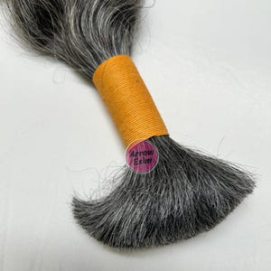 Bulk Grey Wavy Human Hair for Braiding: 100% Remy Extensions