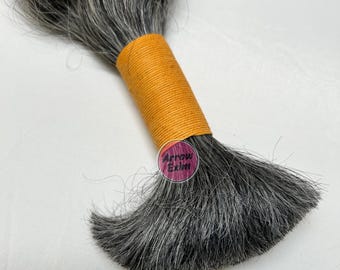 Salt and Pepper Wavy Bulk Human Hair for Braiding | 100% Raw Virgin Remy Bundles